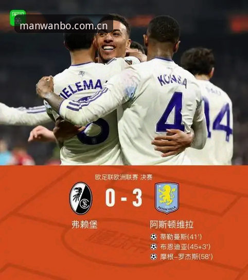 万博体育官方登录怎么下载 欧联杯决赛全记录:维拉3-0弗赖堡的战术解析与观赛体验